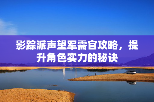 影踪派声望军需官攻略，提升角色实力的秘诀