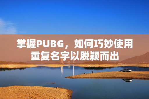 掌握PUBG，如何巧妙使用重复名字以脱颖而出