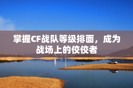 掌握CF战队等级排面，成为战场上的佼佼者