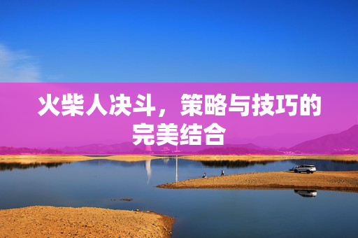 火柴人决斗，策略与技巧的完美结合
