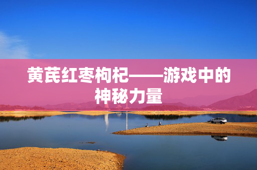 黄芪红枣枸杞——游戏中的神秘力量