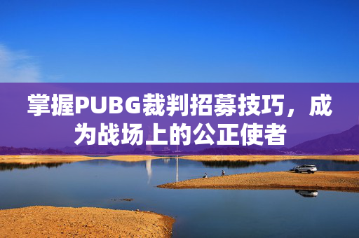 掌握PUBG裁判招募技巧，成为战场上的公正使者