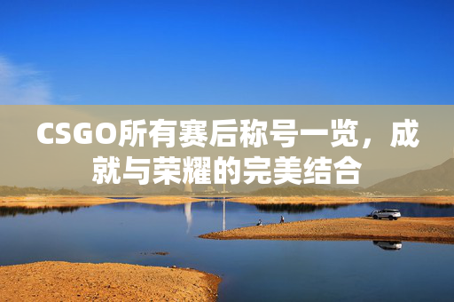 CSGO所有赛后称号一览，成就与荣耀的完美结合