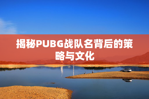 揭秘PUBG战队名背后的策略与文化