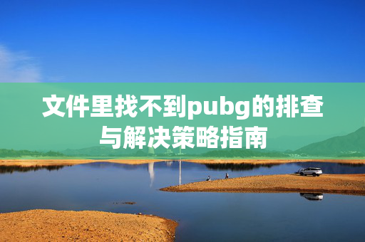 文件里找不到pubg的排查与解决策略指南