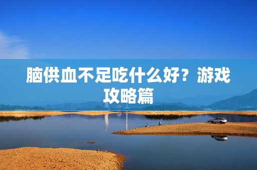 脑供血不足吃什么好？游戏攻略篇