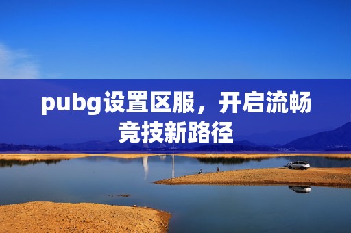 pubg设置区服，开启流畅竞技新路径