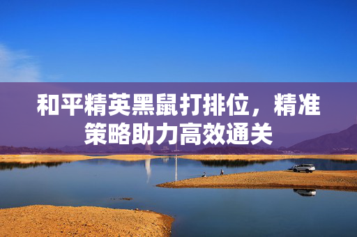 和平精英黑鼠打排位，精准策略助力高效通关