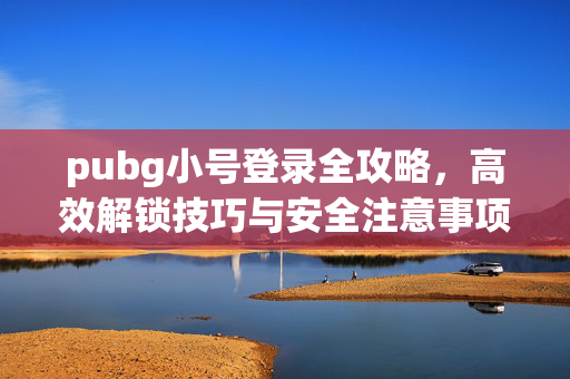 pubg小号登录全攻略，高效解锁技巧与安全注意事项