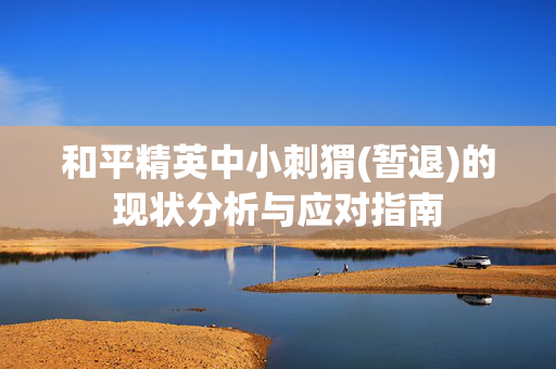 和平精英中小刺猬(暂退)的现状分析与应对指南