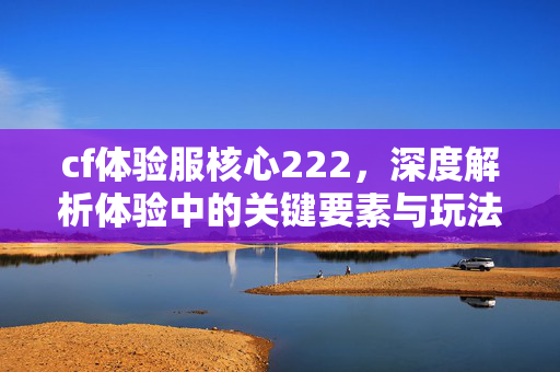 cf体验服核心222，深度解析体验中的关键要素与玩法趋势
