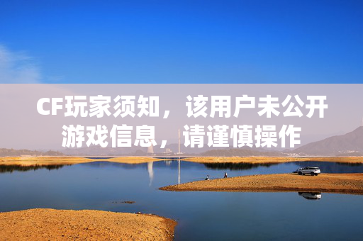 CF玩家须知，该用户未公开游戏信息，请谨慎操作