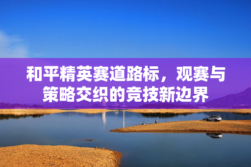 和平精英赛道路标，观赛与策略交织的竞技新边界