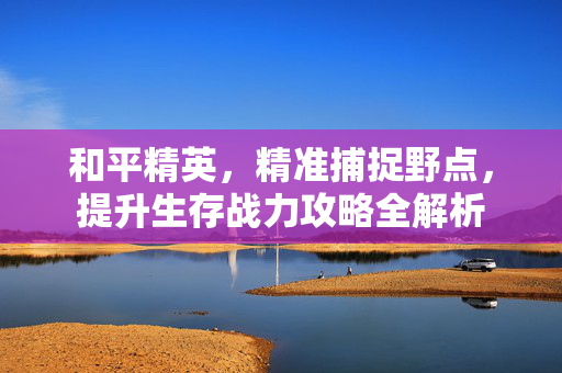 和平精英，精准捕捉野点，提升生存战力攻略全解析