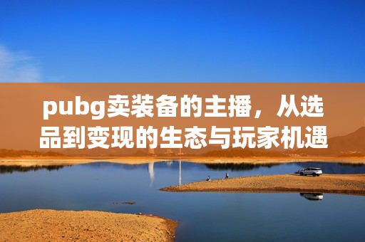 pubg卖装备的主播，从选品到变现的生态与玩家机遇
