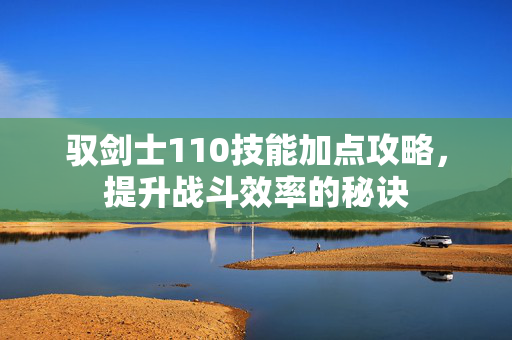 驭剑士110技能加点攻略，提升战斗效率的秘诀