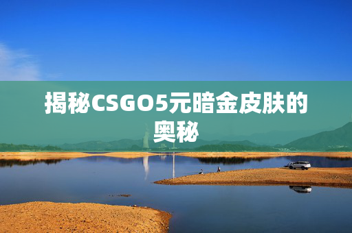 揭秘CSGO5元暗金皮肤的奥秘