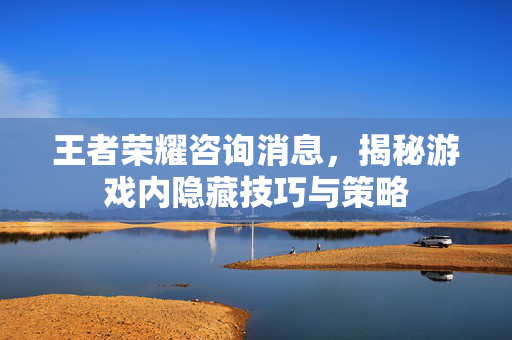 王者荣耀咨询消息，揭秘游戏内隐藏技巧与策略
