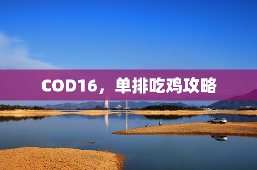 COD16，单排吃鸡攻略
