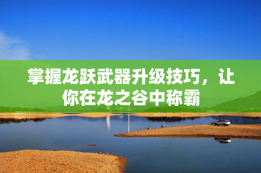 掌握龙跃武器升级技巧，让你在龙之谷中称霸