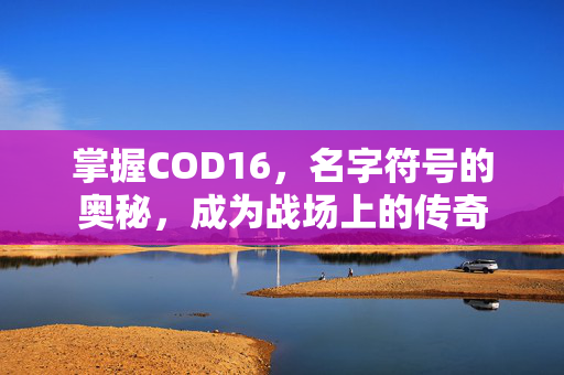 掌握COD16，名字符号的奥秘，成为战场上的传奇