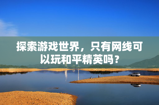 探索游戏世界，只有网线可以玩和平精英吗？