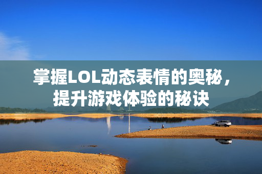 掌握LOL动态表情的奥秘，提升游戏体验的秘诀
