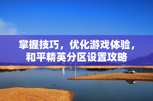 掌握技巧，优化游戏体验，和平精英分区设置攻略