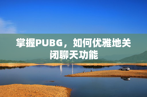 掌握PUBG，如何优雅地关闭聊天功能