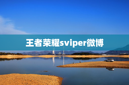 王者荣耀sviper微博