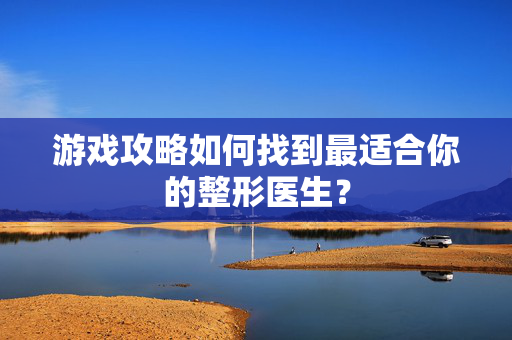 游戏攻略如何找到最适合你的整形医生? 游戏攻略如何找到最适合你的整形医生?